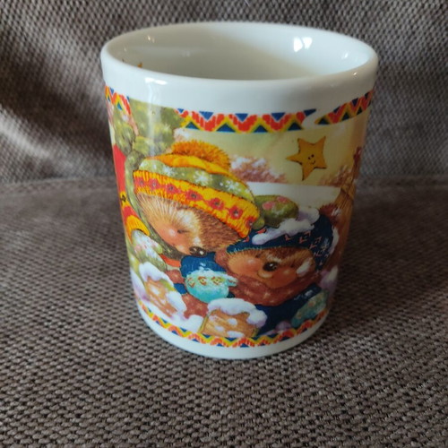 Gordon Fraser Country Companions Mug used, English origin, forest animals design