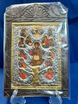 Ampelos wooden and metal icon new