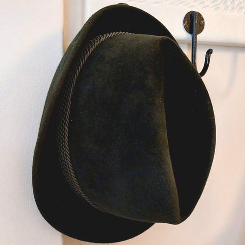 Collins Wien Vintage Fedora Hat Like New, Made in Austria, Black
