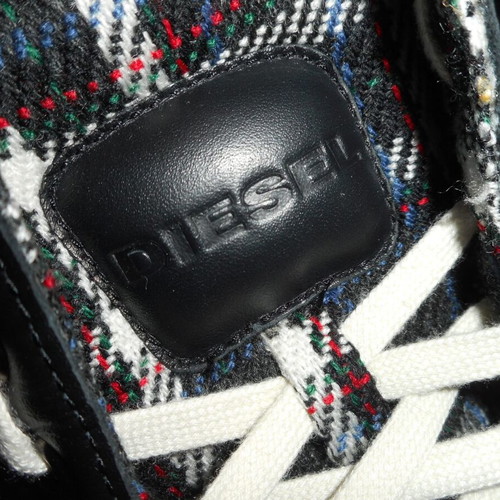 Diesel Jordana sports shoes new, size 39, black and white