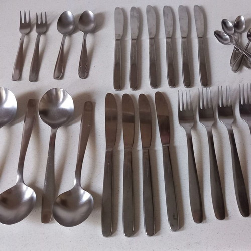 Afentakis Rostfrei vintage cutlery set used