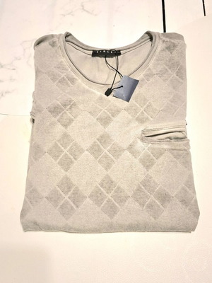 Sisley blouse grey nova check size 10 years, short sleeve, new