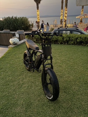 Ridstar Q20 electric bike with carbon wrap battery