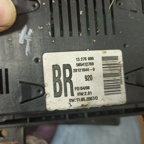 Display 13276999 for Opel Zafira B 1.9 CDTI 2005 used