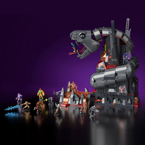 Mattel Brick Shop Masters of the Universe Clash at Snake Mountain set new