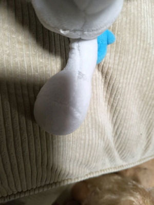 Smurf plush used