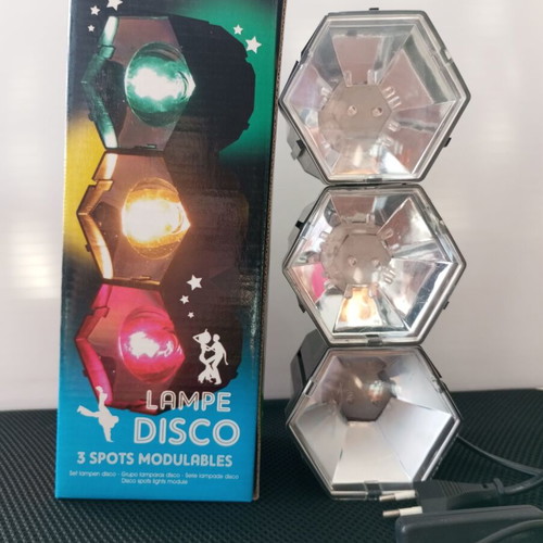 Disco Lamp with 3 Adjustable Spots New