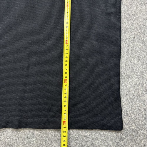 Michael Kors MK Polo shirt M black tipped collar used