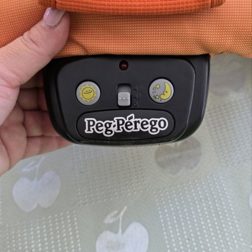 Baby Relax Peg-Perego μεταχειρισμένο με μουσική, πορτοκαλί και γκρι