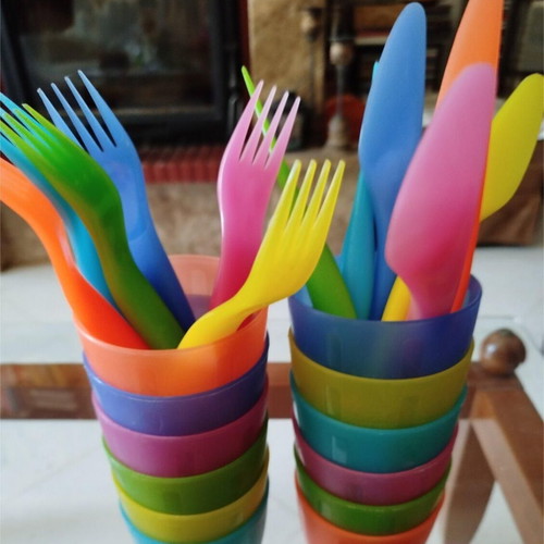 IKEA children's tableware set used, colorful, dishwasher safe