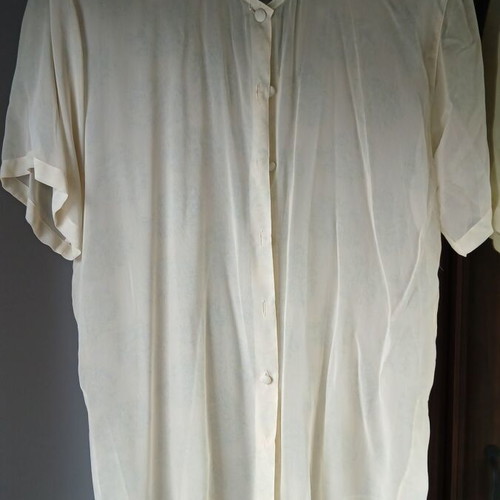 Silk transparent shirt vintage one size new
