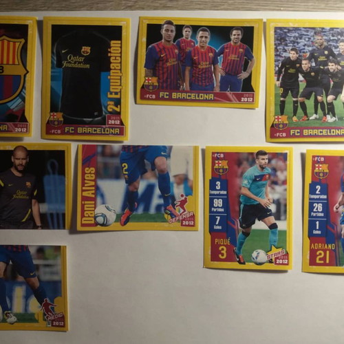 Panini Barcelona 2011 stickers new, pack of 34 pieces