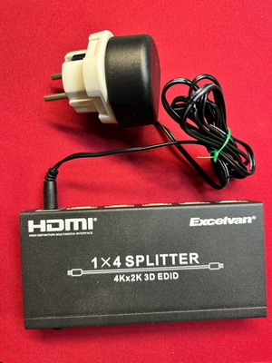 Hdmi splitter used 1xIN 4xOUT powered