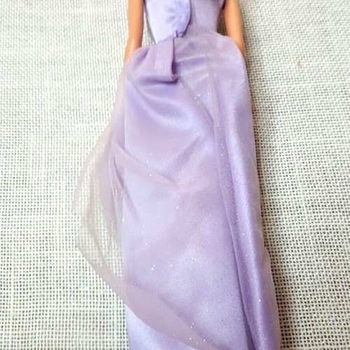 Mattel Vintage Barbie doll used with lilac evening dress