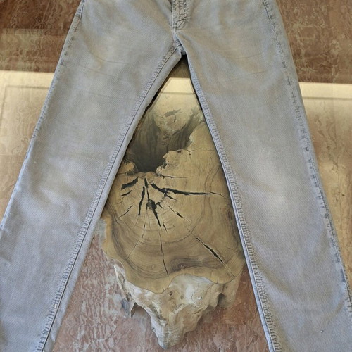 Drykorn pants used, corduroy light gray, size M-L