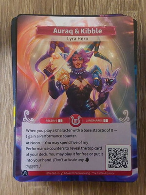 Altered TCG Lyra pre-made deck 40 glossy cards like new