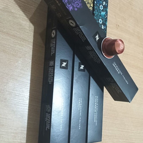 Κάψουλες Nespresso καινούργιες, σετ 6 διαφορετικών