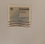 Canada 15 Cents Cartography Stamp like new