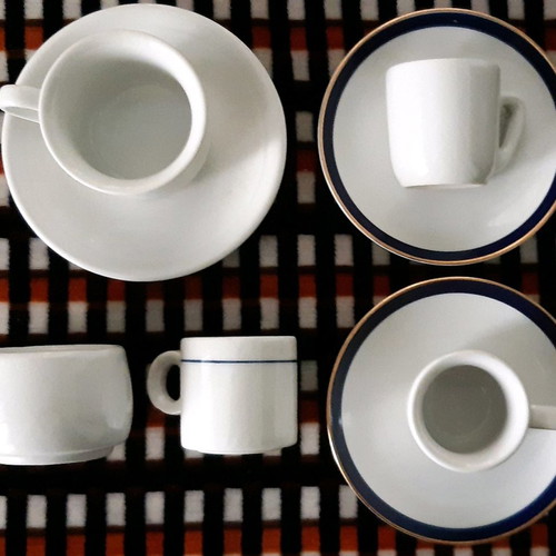 Greek coffee set used with 5 IONIA cups and 3 saucers