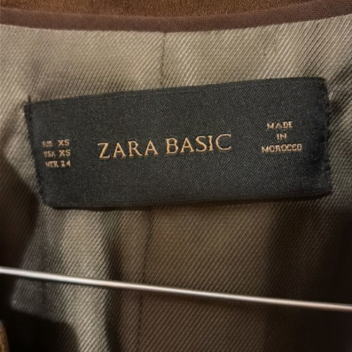 Wool blazer Zara XS like new, brown