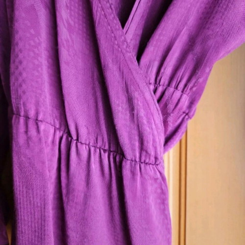Suncoo purple wrap top like new, size XS