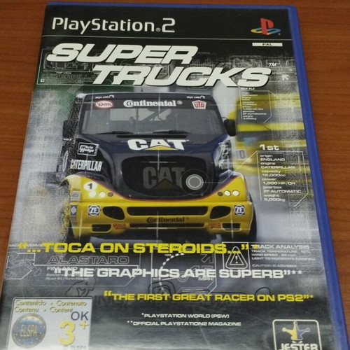 Super Trucks PlayStation 2 game used, racing