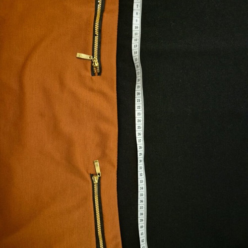 Dress black with orange like new, size M
