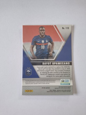 Panini Mosaic UEFA Euro Soccer 2021 Dayot Upamecano Pink Mosaic new
