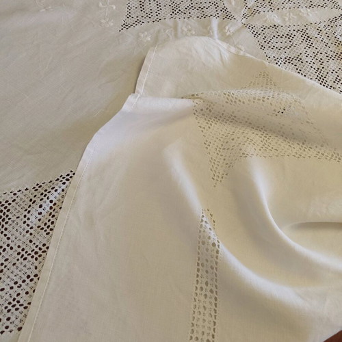Linen tablecloth like new 165x240