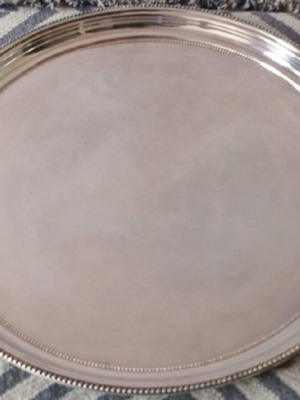 Lambidis Silverware Original tray diameter 38 cm used