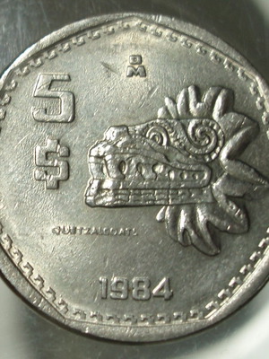Νόμισμα 5 Peso 1984 Μεξικό μεταχειρισμένο