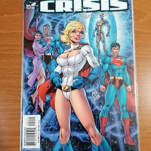Infinite Crisis #2 signed comic like new