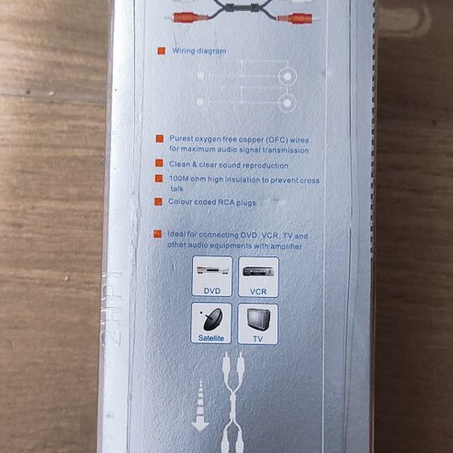 Audio cable new, in packaging