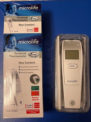 Microlife Цифров Термометър За Чело с Инфрачервени Лъчи Нов Подходящ за Бебета