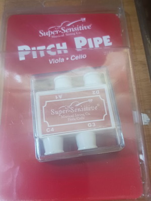 Pitch Pipe Super Sensitive for Viola and Cello new