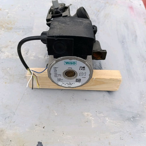 WILO circulator pump used for gas boilers