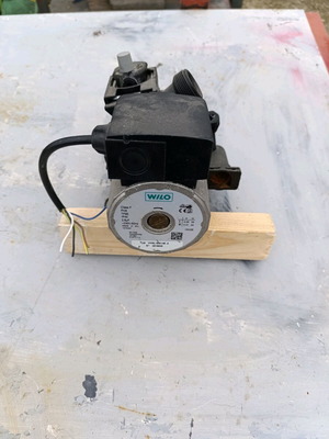 WILO circulator pump used for gas boilers