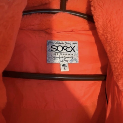 SOCCX jacket size L like new, orange