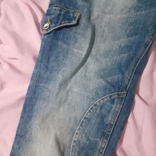 Gaudi denim capri new, blue with zipper and pockets