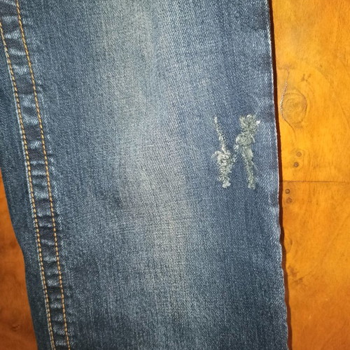 Lynne denim jeans used with rips and pink sequins, size 29