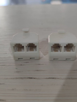 Telephone adapters 1x2 pack of 2 new