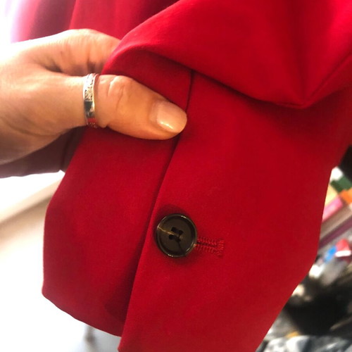 Zara Red Blazer Like New Tailored Fit Size S
