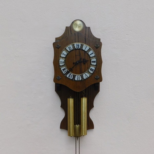 Staiger wall clock German vintage, about 80 years, analog
