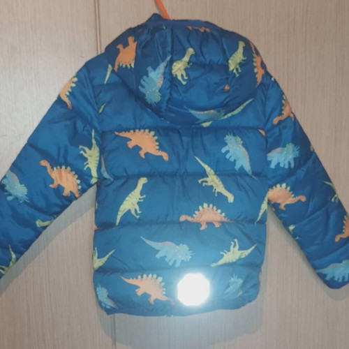 Lupilu boys' jacket with dinosaurs, like new, size 110cm