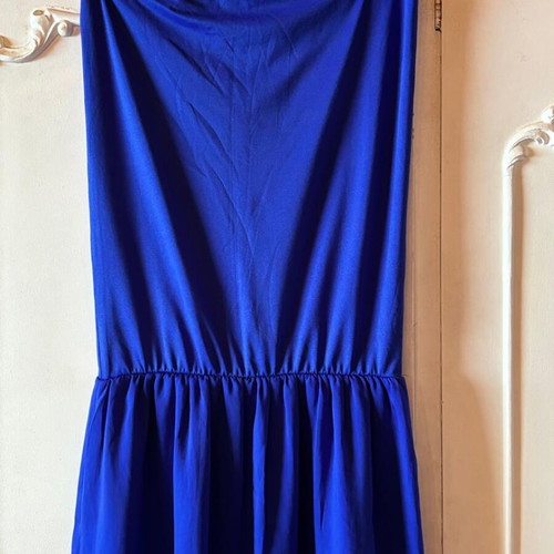 Maxi Dress strapless blue Calzedonia like new