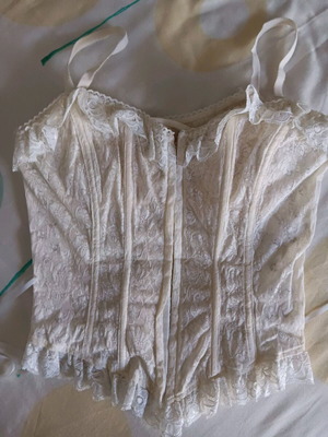 Lace bustier new, size S, beige