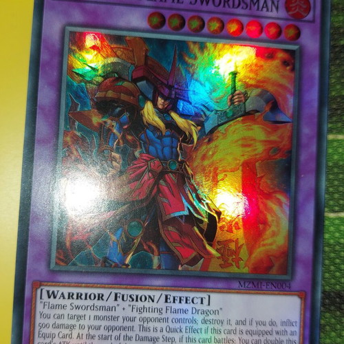 Ultimate Flame Swordsman Super Rare card like new