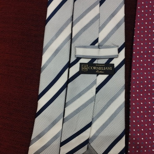 Corneliani silk ties set of 2 like new