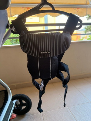 BabyBjörn Original baby carrier Black Pinstripe like new