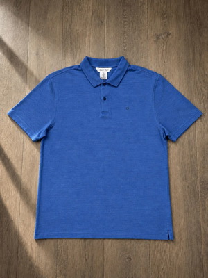 Calvin Klein Polo Shirt, royal blue, size L